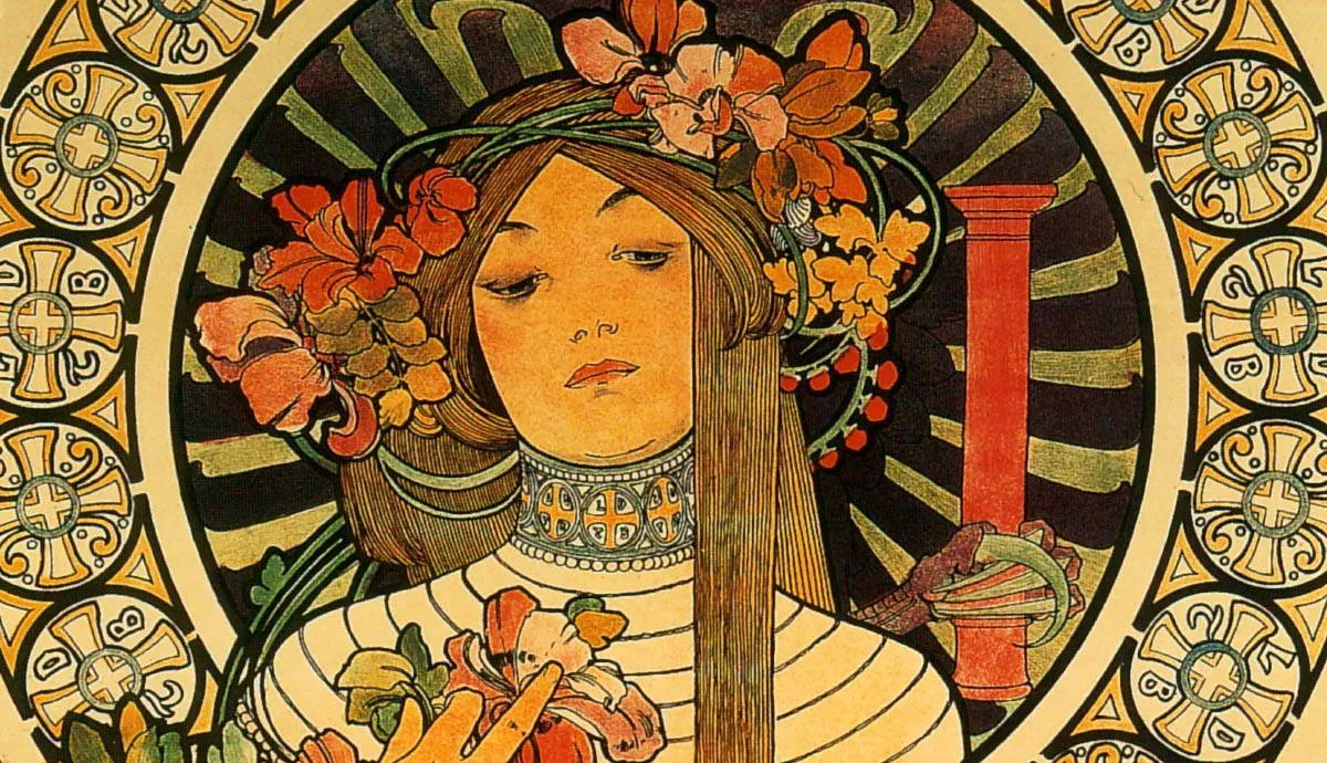 Art nouveau paint